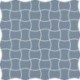 Modernizm Blue Mozaika Prasowana K.3,6X4,4 30,86X30,86